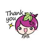 Grape Girl（個別スタンプ：7）