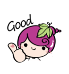 Grape Girl（個別スタンプ：10）