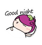 Grape Girl（個別スタンプ：14）