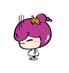 Grape Girl（個別スタンプ：17）