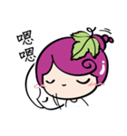 Grape Girl（個別スタンプ：22）