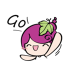 Grape Girl（個別スタンプ：24）