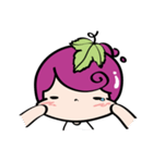 Grape Girl（個別スタンプ：27）