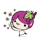 Grape Girl（個別スタンプ：31）