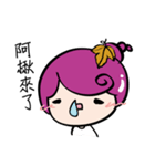 Grape Girl（個別スタンプ：32）