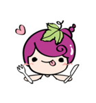 Grape Girl（個別スタンプ：33）