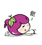 Grape Girl（個別スタンプ：34）
