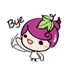 Grape Girl（個別スタンプ：36）