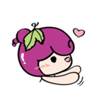 Grape Girl（個別スタンプ：38）