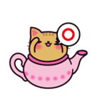 TeaPotCatsVol.2 ティーポットとら by RURU（個別スタンプ：1）