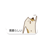 ういろう猫の吹き出しスタンプ（個別スタンプ：38）