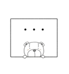 シュールなクマと時々シャケ（個別スタンプ：23）