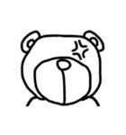 シュールなクマと時々シャケ（個別スタンプ：26）