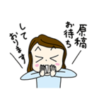 編集者さんのためのスタンー女性版ー（個別スタンプ：1）