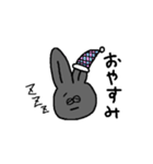 黒ウサギのパール（個別スタンプ：29）