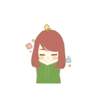 かわいいゆっこちゃん（個別スタンプ：1）