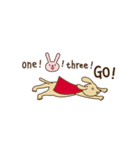 Rabbit and dog's friends（個別スタンプ：6）