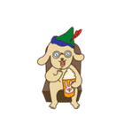 Rabbit and dog's friends（個別スタンプ：21）