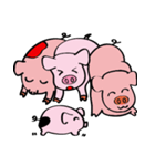 We are funny Piggy family（個別スタンプ：1）