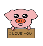 We are funny Piggy family（個別スタンプ：2）