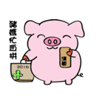 We are funny Piggy family（個別スタンプ：11）