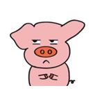 We are funny Piggy family（個別スタンプ：14）