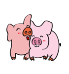 We are funny Piggy family（個別スタンプ：33）