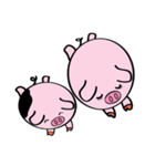 We are funny Piggy family（個別スタンプ：34）