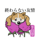 犬と花言葉（個別スタンプ：16）