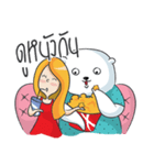 Bearyman ＆ Girlfriend（個別スタンプ：21）
