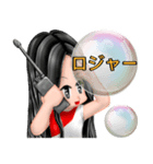 Bubble Word Girl Japan version（個別スタンプ：28）