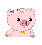 Pink Circle Pig（個別スタンプ：14）