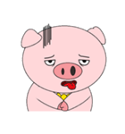 Pink Circle Pig（個別スタンプ：16）