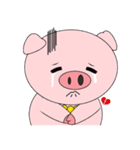 Pink Circle Pig（個別スタンプ：23）