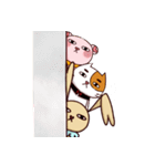 Cute animal life（個別スタンプ：1）