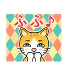 涙目ぬ猫（個別スタンプ：13）