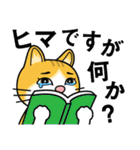 涙目ぬ猫（個別スタンプ：17）