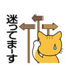 涙目ぬ猫（個別スタンプ：25）