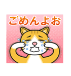 涙目ぬ猫（個別スタンプ：31）