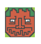 8-bit pixel トマト家族（個別スタンプ：15）