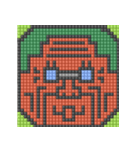 8-bit pixel トマト家族（個別スタンプ：22）