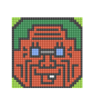 8-bit pixel トマト家族（個別スタンプ：25）