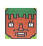 8-bit pixel トマト家族（個別スタンプ：28）