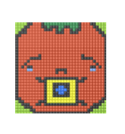 8-bit pixel トマト家族（個別スタンプ：38）