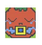 8-bit pixel トマト家族（個別スタンプ：39）