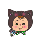 黒猫のビオラ（個別スタンプ：1）