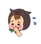 黒猫のビオラ（個別スタンプ：12）