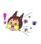 黒猫のビオラ（個別スタンプ：17）