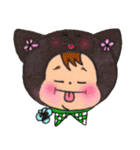 黒猫のビオラ（個別スタンプ：24）