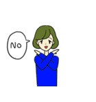 ゆるくてかわいい女の子のスタンプ（個別スタンプ：14）